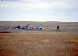 Town buildings at Loring, Montana, 2004