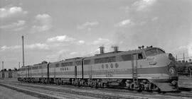 Great Northern Diesel Locomotive 428 at Hillyard, Washington, undated