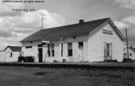 Great Northern Depot at Peerless, Minnesota, undated