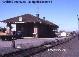 Spokane, Portland, and Seattle Railway Depot at Redmond, Oregon, undated