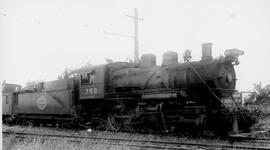 Spokane, Portland, and Seattle Railway Steam Locomotive 359 at Albany, Oregon, undated