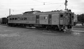 Great Northern Rail Diesel Car 2350 at Great Falls, Montana, undated