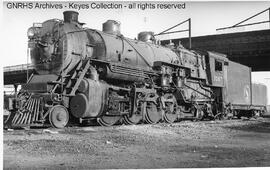 Great Northern Steam Locomotive 3087 at Superior, Wisconsin, 1955