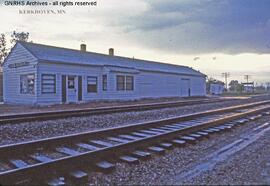 Great Northern Depot at Kerkhoven, North Dakota, undated