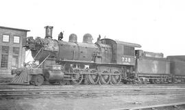 Great Northern Steam Locomotive 738 at Superior, Wisconsin, 1932
