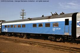 Great Northern Passenger Car 1152 at Greeley, Colorado, 1975