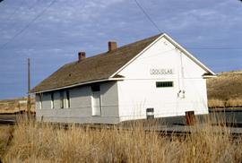 Great Northern Railway Douglas, Washington depot in 1971.