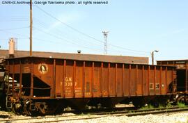 Great Northern Hopper Car 70397 at Denver, Colorado, 1989