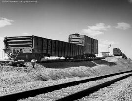 Great Northern Railroad Yard at Minot, North Dakota, undated