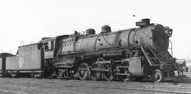 Great Northern Steam Locomotive 3056 at Duluth, Minnesota, 1953
