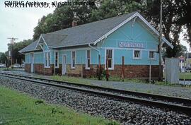 Great Northern Depot at Northwood, Montana, undated