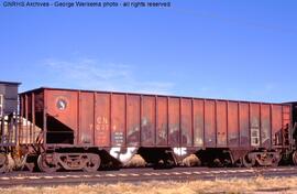 Great Northern Hopper Car 70374 at Longmont, Colorado, 1990