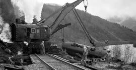 Great Northern Diesel Locomotive 460D in Washington State, undated