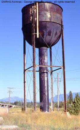 Great Northern Water Tank at Whitefish, Montana, 1990