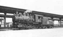 Great Northern Steam Locomotive 10 at Vancouver, British Columbia, 1946