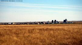 Town buildings at Hogeland, Montana, 2004