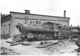 Great Northern Steam Locomotive 510 at Everett, Washington, 1920