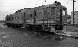 Great Northern Rail Diesel Car 2350 at Great Falls, Montana, undated
