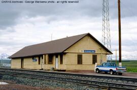 Great Northern Depot at Browning, Montana, 2003
