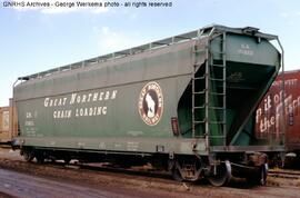 Great Northern Covered Hopper Car 171263 at Denver, Colorado, 1972