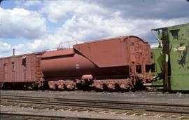 Great Northern Railway Water car X182? at Whitefish, Montana in 1977.