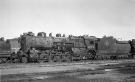 Great Northern Steam Locomotive 3224 at Minneapolis Junction, Minnesota in 1957.