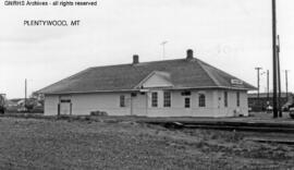 Great Northern Depot at Plentywood, Montana, undated