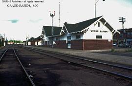 Great Northern Depot at Grand Rapids, Minnesota, undated