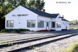 Great Northern Depot at Saint Thomas, North Dakota, undated