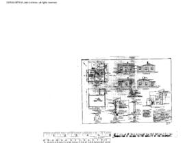 Northern Pacific Engineering Drawing, Operator's Quarters at Eagle Gorge, Washington, 1958