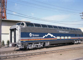 Holland America Westours passenger car 508 at West Seattle, Washington on April 23, 1987.