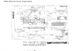 Northern Pacific Engineering Drawing: Layout, Bridge 9 - Highway, South of Marshall, Washington, ...