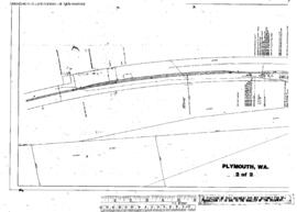 Plat Map of Spokane, Portland, and Seattle Railway Facilities at Plymouth, Washington, 1953