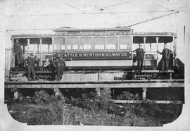 Seattle & Rainier Valley Railway Car 21 in Seattle, Washington, 1899