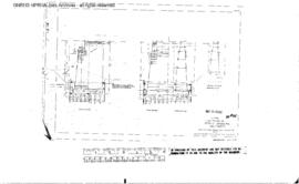 Northern Pacific Engineering Drawing: Permanent Crossing Abutment, Bridge 55 - Flathead River, We...