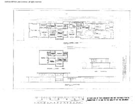 Spokane, Portland, and Seattle Railway Engineering Drawing, Depot at Wishram, Washington, 1956