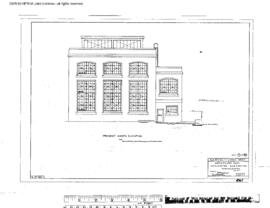 Great Northern Engineering Drawing, Converter Substation at Wenatchee, Washington, 1928