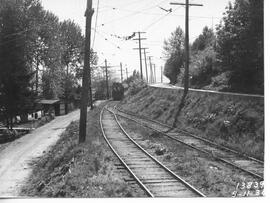 Seattle & Rainier Valley Railway car in Seattle, Washington, 1936