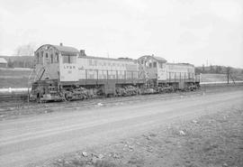 Longview Portland & Northern Railway Diesel Locomotives Number 110 and 111 at Longview, Washi...