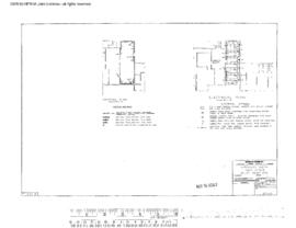 Great Northern Engineering Drawing, Yard Office at Interbay, Washington, 1974