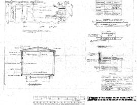 Burlington Northern Engineering Drawing, Unnamed Structure at Bend, Oregon, 1984