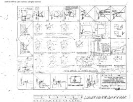 Northern Pacific Engineering Drawing, Yard Office and Tower at Pasco, Washington, 1954