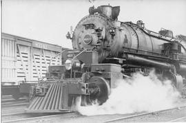 Northern Pacific steam locomotive number 4019 at Auburn, Washington, circa 1928.