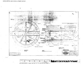 Burlington Northern Engineering Drawing, Wastewater Treatment Facility at Interbay, Washington, 1977