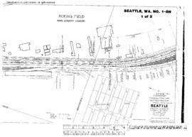 Plat Map of Northern Pacific Facilities at Seattle, Washington, 1915