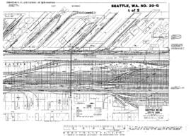 Plat Map of Great Northern Facilities at Seattle, Washington, 1964