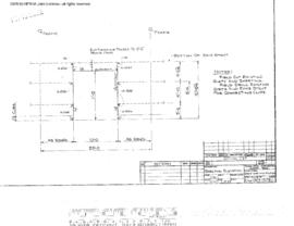 Great Northern Engineering Drawing, Car Shop at Interbay, Washington, 1969