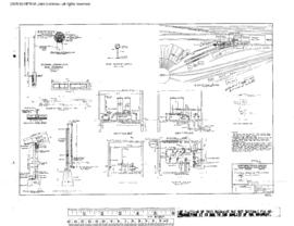 Northern Pacific Engineering Drawing, Diesel Fueling Facilities at Butte, Montana, 1952