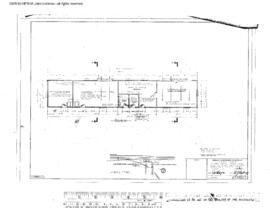 Great Northern Engineering Drawing, Building for Signal Maintainer, Linemen and Track, Metal at T...