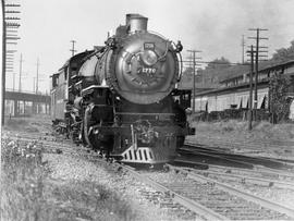 Northern Pacific steam locomotive 1776 at Argo, Washington, in 1947.